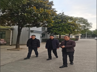 经开区管委会副主任黄佑德到创先实业公司调研
