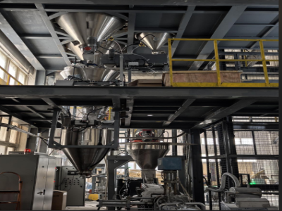 The intelligent conveying and warehousing system of the modified production line has been successfully debugged for the first time